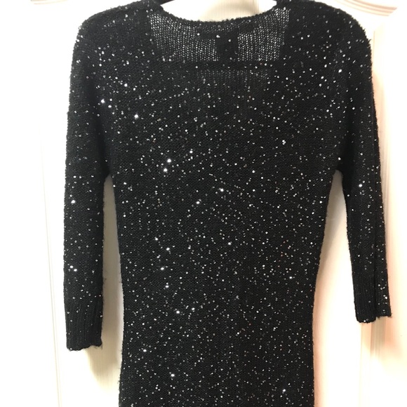 🖤HP🖤 New Max Studios Black Sweater Dress - Picture 9 of 11